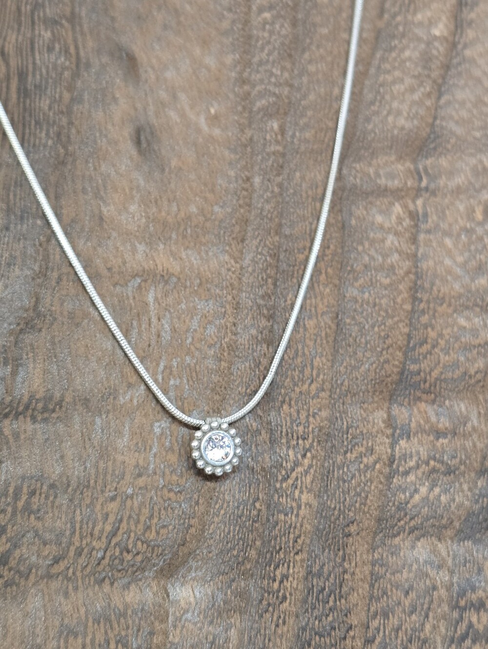 Brighton Twinkle Petite Crystal Necklace Silver JN3332 15"-17.5" - Picture 5 of 8